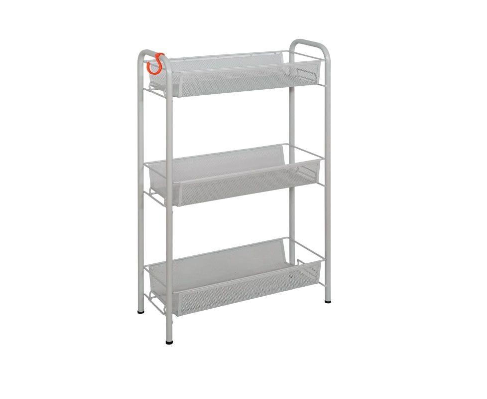 Этажерка Ладья 1 3-х секцион. серый Э289 С