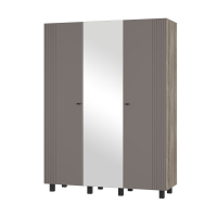 Шкаф 3-х створчатый Олива ШК-08 (1502х2016х514мм) дуб каньон / муссон софт MF14