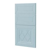 Фасад РОМБ голубой 3 ящика 400