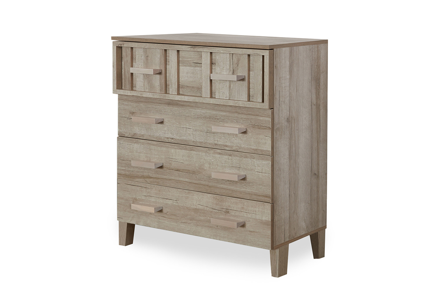 Scandica Oslo 455 Комод Дуб серый Craft