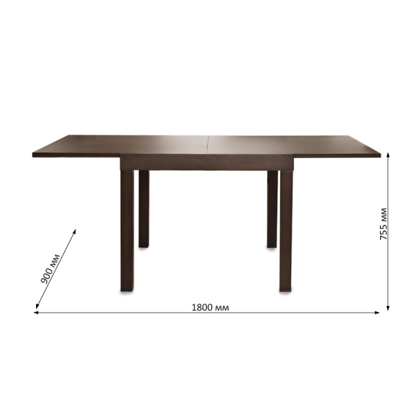 Стол  THE-6911 Burn Beech (BB), 90+90*90*75.5 Стол  THE-6911 Burn Beech (BB), 90+90*90*75.5