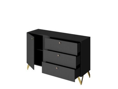 RENO комод КД-3 Черный RENO комод КД-3 Черный