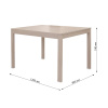 Стол TVE-6745BBH, beech wood, Milky White Beech Стол TVE-6745BBH, beech wood, Milky White Beech