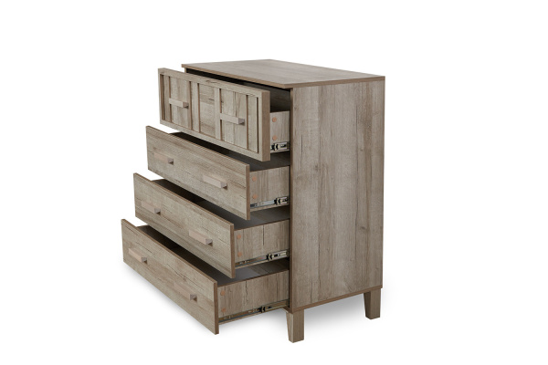 Scandica Oslo 455 Комод Дуб серый Craft