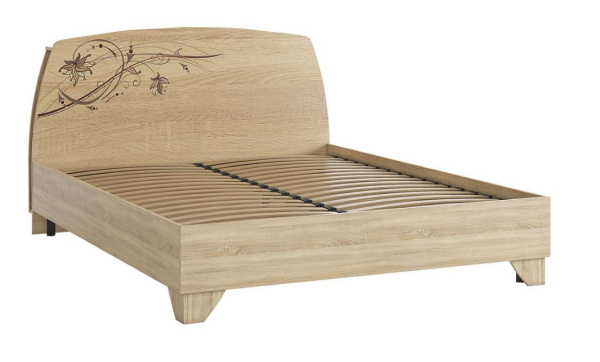 Виктория-1 Кровать 1600*2000 9 (с основанием)  SPV-2.04.0739 дуб сонома