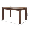 Стол  TVE-6930 Merlot Beech (MB), 1200(+300)*800*740 Стол  TVE-6930 Merlot Beech (MB), 1200(+300)*800*740