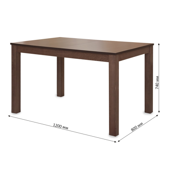 Стол  TVE-6930 Merlot Beech (MB), 1200(+300)*800*740 Стол  TVE-6930 Merlot Beech (MB), 1200(+300)*800*740