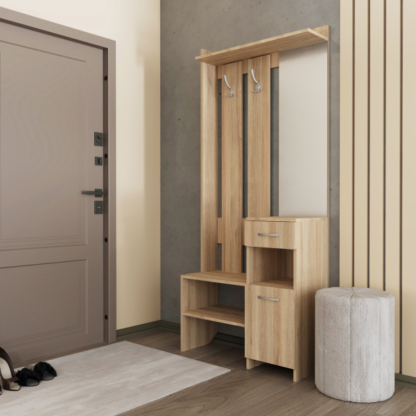 Прихожая БН-196-05 правый дуб сонома