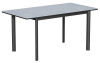 Стол Римини-1С, 110(+40)*700*750 Armani Grey/ черный Стол Римини-1С, 110(+40)*700*750 Armani Grey/ черный