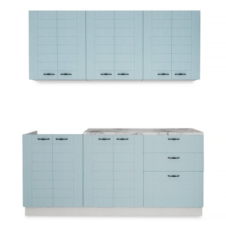 Кухня Сонет Лофт /  Дуб Бирюза