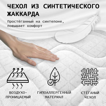 Матрас Комфорт 1 ЛАКС 1600*2000  Матрас Комфорт 1 ЛАКС 1600*2000