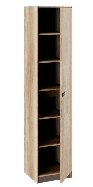 Пилигрим Шкаф для белья  ТД-276.07.21 (Дуб Каньон светлый, Фон серый)