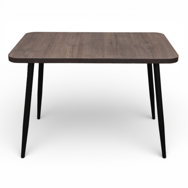 Стол Корсика CRAFT 32,1070*700, Нераздвижной, (ЛДСП Дуб Шоколад) В1, металл черный