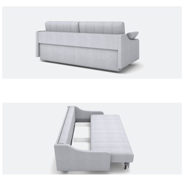 Диван "Женева" еврокнижка Paloma chocolate