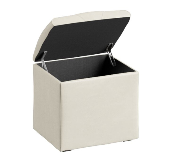 Пуф мягкий тип 4 светлый (бежевый)