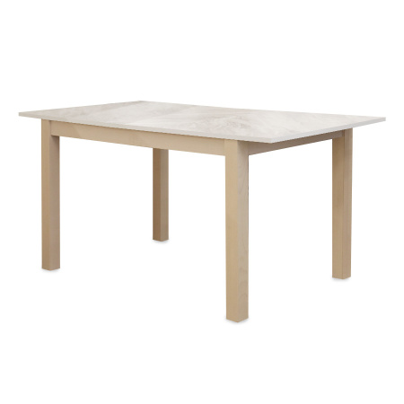 Стол  TME-6931, Меланин, Milky white beech, 1200(+300)*800*740 Стол  TME-6931, Меланин, Milky white beech, 1200(+300)*800*740