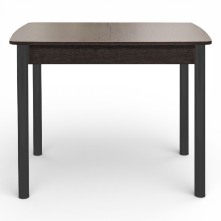 Стол Уют 3 900(+350)*600*750 ДСП венге/опора D50 "труба" Черный