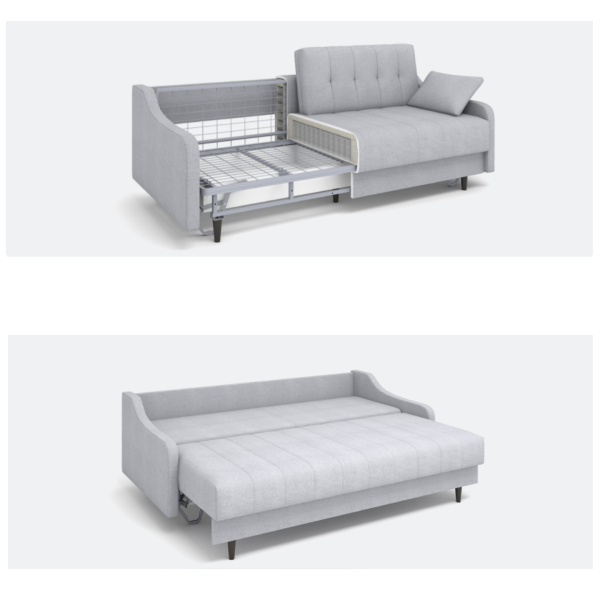 Диван "Женева" еврокнижка Paloma chocolate