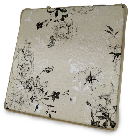 Сиденье  для стула 39*39 Пушистая роза  СТ-лен